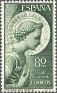 Spain 1956 Characters 80 CTS Green Edifil 1195. España 1956 1195. Uploaded by susofe
